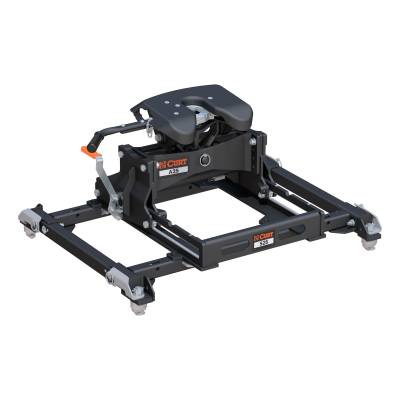 CURT - CURT A25 Sliding 5th Wheel Hitch, 25K, Select Ram 2500, 3500 Puck System