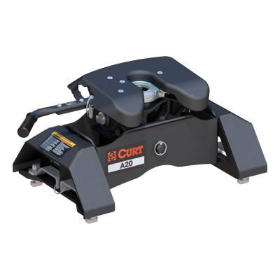 CURT - CURT A20 5th Wheel Hitch, Select Silverado, Sierra 2500, 3500 HD, 8' Bed Puck System
