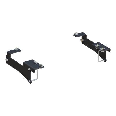 CURT - CURT Custom 5th Wheel Brackets, Select Chevrolet Silverado, GMC Sierra 2500, 3500 HD