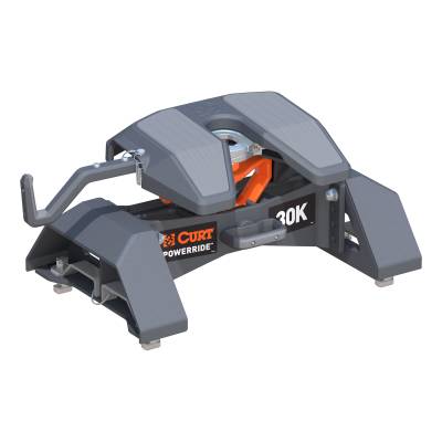 CURT - CURT PowerRide 30K 5th Wheel Hitch, Select Silverado, Sierra HD, 8' Bed, Puck