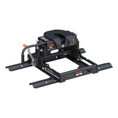 CURT - CURT E16 Sliding 5th Wheel Hitch with Rails, 16,000 lbs.