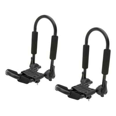 CURT - CURT Adjustable Aluminum Roof Rack Kayak Holders