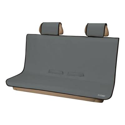 CURT - CURT Seat Defender 58" x 55" Removable Waterproof Grey Bench Seat Cover