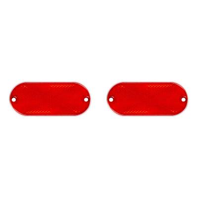 CURT - CURT Replacement 18113 Reflectors for Aluminum Cargo Carrier - 2-Pack