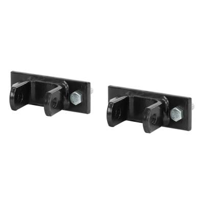 CURT - CURT Adjustable Tow Bar Bumper Brackets (1/2" Pin Holes)