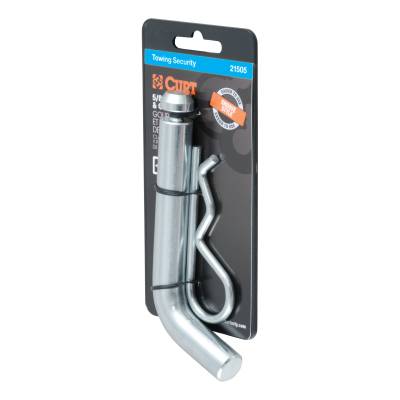 CURT - CURT 5/8" Hitch Pin with Groove (2" Receiver, Zinc, Packaged)