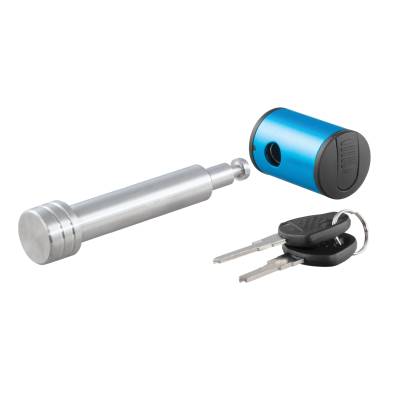 CURT - CURT 5/8" Hitch Lock (2" Receiver, Right-Angle, Stainless)