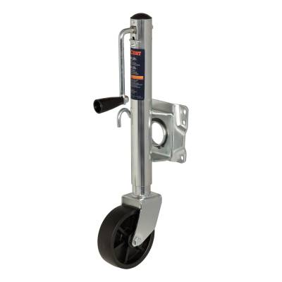 CURT - CURT Marine Trailer Jack with 6" Wheel (1,000 lbs, 10" Travel)