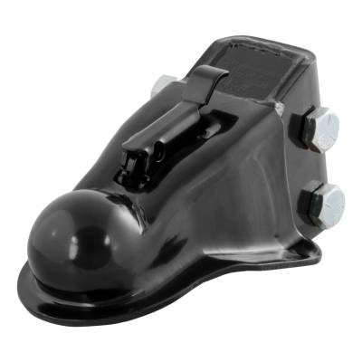 CURT - CURT 2-5/16" Channel-Mount Coupler with Easy-Lock (14,000 lbs, Black)