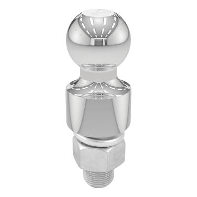 CURT - CURT 1-7/8" Trailer Ball (1" x 2-3/16" Shank, 1" Rise, 3,500 lbs., Chrome)