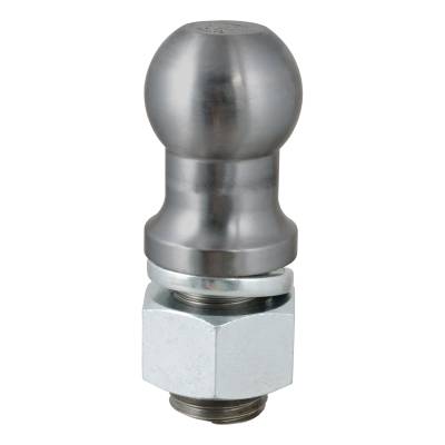 CURT - CURT 3" Trailer Ball (2" x 3-1/4" Shank, 30,000 lbs., Raw Steel)