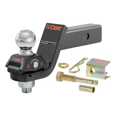 CURT - CURT RockerBall Cushion Hitch with 2" Ball (2" Shank, 7,500 lbs., 3" Drop)