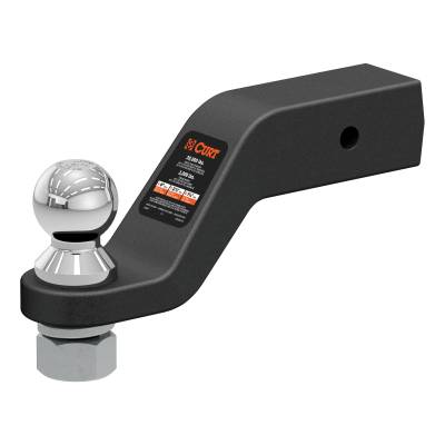 CURT - CURT Loaded Forged Ball Mount with 2-5/16" Ball (2-1/2" Shank, 20,000 lbs, 4" Drop)