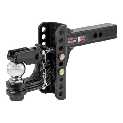 CURT - CURT Adjustable Channel Mount with 2-5/16" Ball & Pintle (2" Shank, 13,000 lbs.)