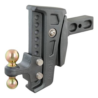 CURT - CURT Rebellion XD Adjustable Cushion Hitch (2-1/2" Shank, 2", 2-5/16" Balls, 20K)
