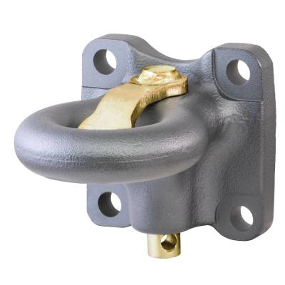 CURT - CURT SecureLatch Flush-Mount Lunette Ring (60,000 lbs, 2-1/2" ID)