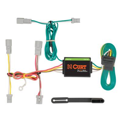 CURT - CURT Custom Wiring Harness, 4-Way Flat Output, Select Acura TL