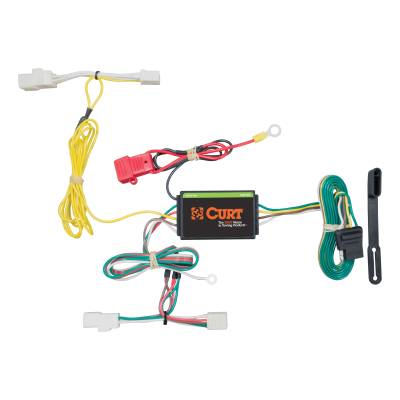 CURT - CURT Custom Wiring Harness, 4-Way Flat Output, Select Hyundai Genesis, G80