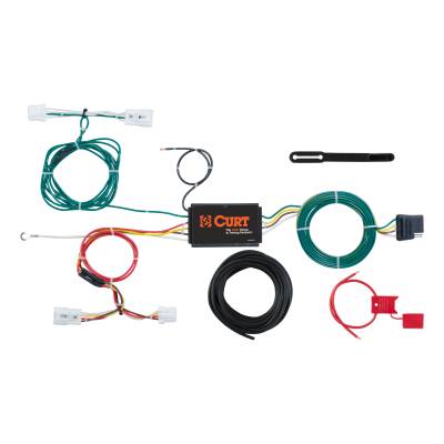 CURT - CURT Custom Wiring Harness, 4-Way Flat Output, Select Nissan Maxima