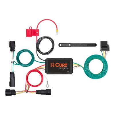 CURT - CURT Custom Wiring Harness, 4-Way Flat Output, Select Chevrolet Volt