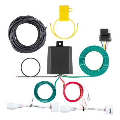 CURT - CURT Custom Wiring Harness, 4-Way Flat Output, Select Mazda 3