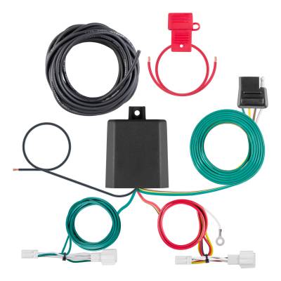 CURT - CURT Custom Wiring Harness, 4-Way Flat Output, Select Mitsubishi Outlander Sport