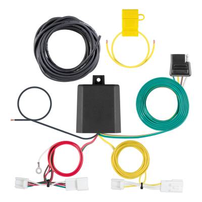 CURT - CURT Custom Wiring Harness, 4-Way Flat Output, Select Lexus UX 250h