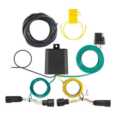 CURT - CURT Custom Wiring Harness, 4-Way Flat Output, Select Ford Escape