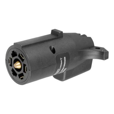 CURT - CURT LED Electrical Adapter (7-Way RV Blade Vehicle to 4 or 5-Way Flat Trailer)