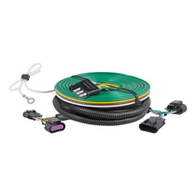 CURT - CURT Custom Towed-Vehicle RV Wiring, Select Escalade, Suburban, Tahoe, Yukon, XL