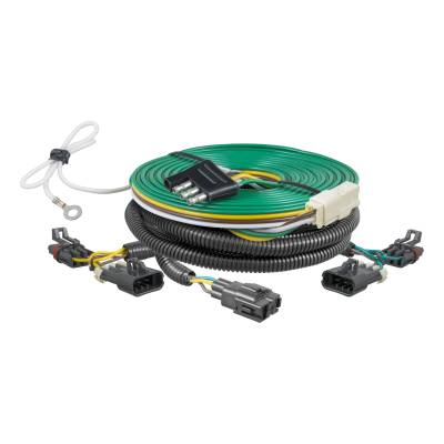 CURT - CURT Custom Towed-Vehicle RV Wiring, Select Chevy Cobalt, HHR, Pontiac G5, Pursuit