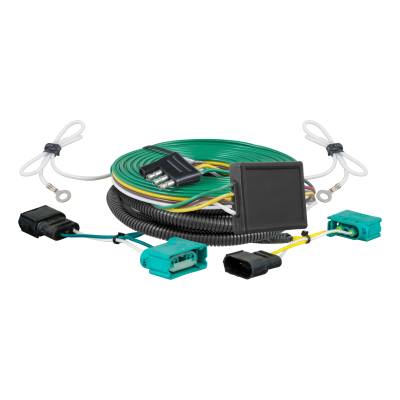 CURT - CURT Custom Towed-Vehicle RV Wiring, Select Chevrolet Equinox without LED Taillights