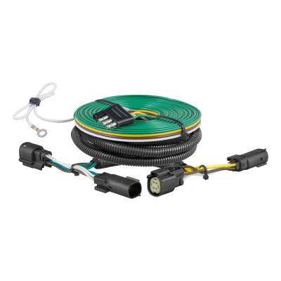 CURT - CURT Custom Towed-Vehicle RV Wiring, Select Chevrolet Equinox with LED Taillights