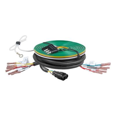 CURT - CURT Universal Splice-In Towed-Vehicle RV Wiring Harness for Dinghy Towing