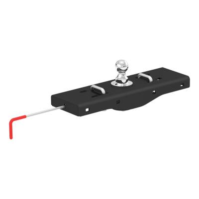 CURT - CURT Double Lock EZr Gooseneck Hitch, 2-5/16" Ball, 30K (Brackets Required)