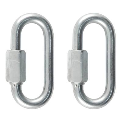 CURT - CURT 5/16" Quick Links (8,800 lbs. Breaking Strength, 2-Pack)