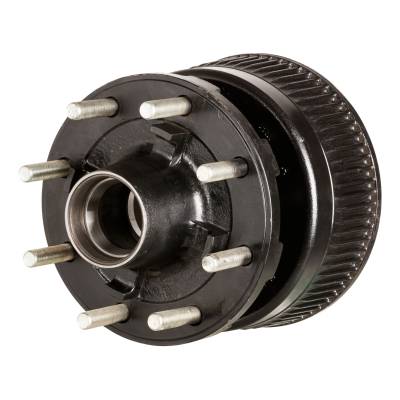 CURT - CURT Lippert Brake Drum Hub Assembly for 16,000-lb. Axle - 8 on 275 mm, 22 mm Stud