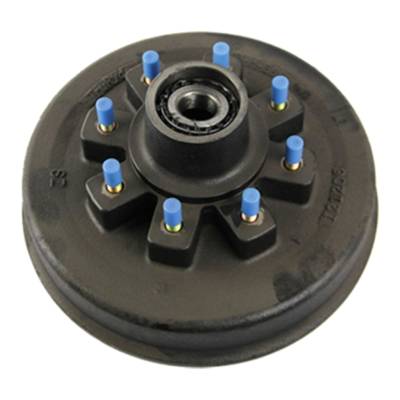 CURT - CURT Lippert Brake Drum Hub Assembly for 8,000-lb. Axle -8 on 6.5", 5/8" Stud