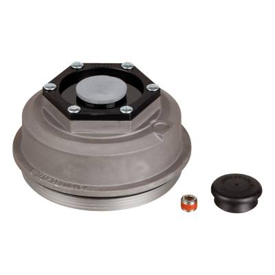 CURT - CURT Lippert Trailer Axle Oil and Dust Cap with Set Screw - 10,000 to 16,000 lbs. Black