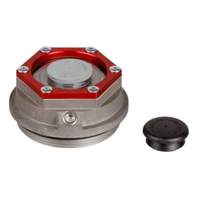 CURT - CURT Lippert Trailer Axle Oil and Dust Cap with Set Screw - 8,000 lbs. Clear