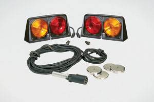 Wesbar - Wesbar 002676 Agricultural Deluxe Transport Kit - Includes 46 Ft. Round Wishbone Cable 4 90 Lb. Magnet - 7-Pin