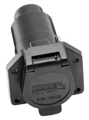 Tow Ready - Tow Ready 118020 7-Way Flat Pin Connector, Car End, Plastic