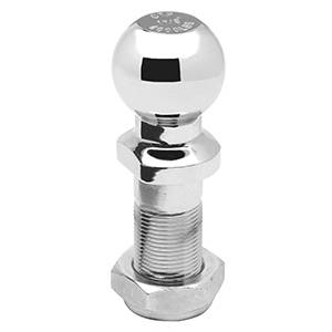 Tow Ready - Tow Ready 63050 Pintle Hook Replacement Ball, 1-7/8" x 1-1/8" Dia. Shank, 6,000 lbs. Maximum VL, Chrome