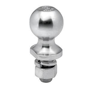 Tow Ready - Tow Ready 63817 Hitch Ball, 1-7/8" x 1" x 2-1/8", 2,000 lbs. GTW Zinc