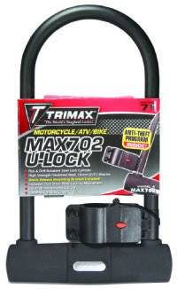 Trimax Locks - Trimax Locks MAX702 Max Security U-Shackle Lock with 15mm Shackle