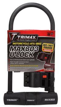 Trimax Locks - Trimax Locks MAX803 Max Security U-Shackle Lock with 14mm Shackle