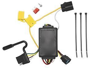Tow Ready - Tow Ready 118258 Replacement OEM Tow Package Wiring Harness (4-Flat) with Circuit Protected ModuLite Module