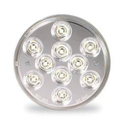 Custer Products - Custer CPL4CL-10 4 in. Round Clear LED Reverse Light - 10 Diode