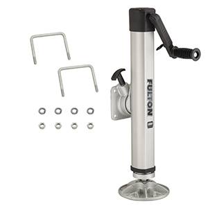 Fulton - Fulton 1413210334 F2 Jack - 2000 lbs. - Swivel with Foot Plate - Bolt-On