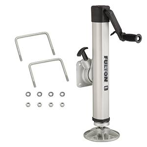 Fulton - Fulton 1413220334 F2 Jack - 2000 lbs. - Swivel with Foot Plate - Bolt-On